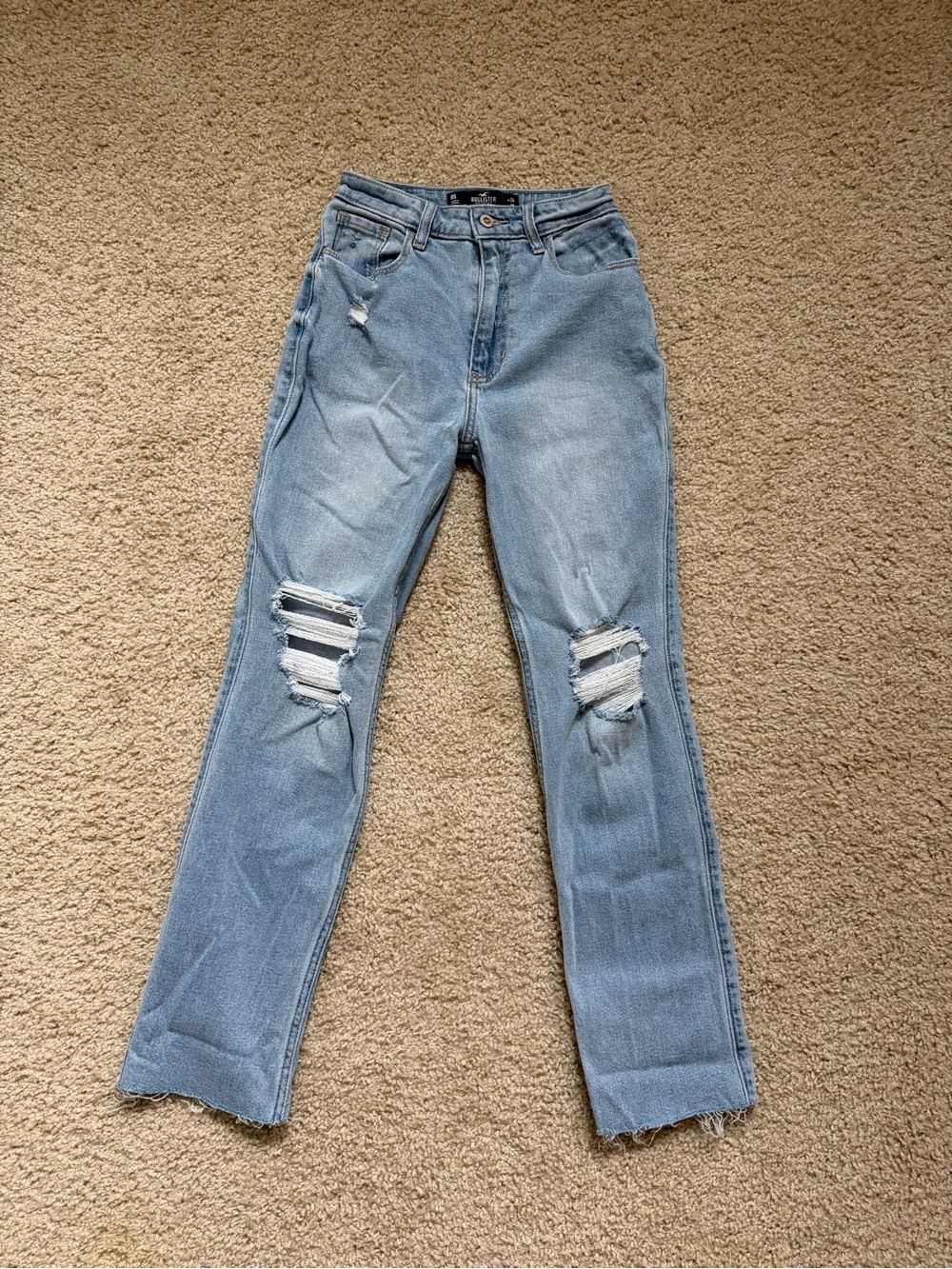 Light Blue 90s vintage straight jeans